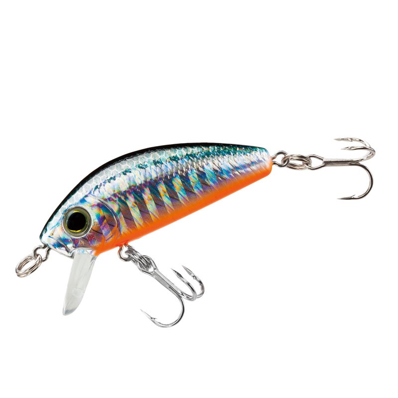DUEL Yo-Zuri F1168-M92 L-Minnow Sinking Lure, Green Silver Orange, 66mm 2-5/8" - Image 1